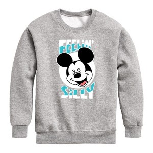 Boys' - Disney - Feelin Silly Graphic Long Sleeve Fleece Sweatshirt - 1 of 4