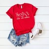 Simply Sage Market Women's Peace Love Baseball Short Sleeve Graphic Tee - 3 of 4
