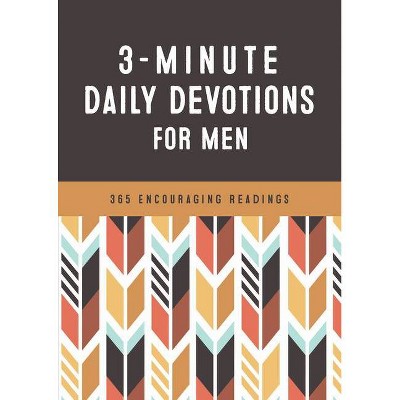 3-Minute Daily Devotions for Men - by  Compiled by Barbour Staff (Paperback)