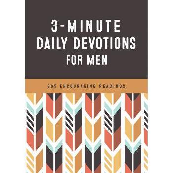 3-Minute Daily Devotions for Men - (3-Minute Devotions) by  Compiled by Barbour Staff (Paperback)