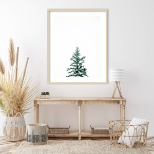 Amanti Art 33"x41" Winter Trees V by Justine Milton Wood Framed Wall Art Print - 1 of 4
