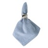 Design Imports  Chambray Napkin Set 6 Piece, Blue, 20X20" - 3 of 4