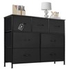 RISOKEYS Dresser for Bedroom with Fabric Drawers,TV Stand,Storage Cabinet,with Metal Frame and Wooden Top for Clothing, Closet,Guest Room, - 4 of 4
