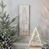 Northlight Rectangular "Welcome Winter" Christmas Tree Wooden Wall Sign - 15.75" - 2 of 4