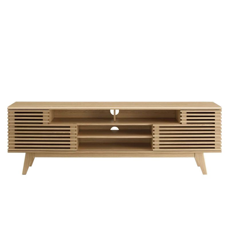 Render Media Console TV Stand for TVs up to 80&#34; Brown - Modway, 5 of 12