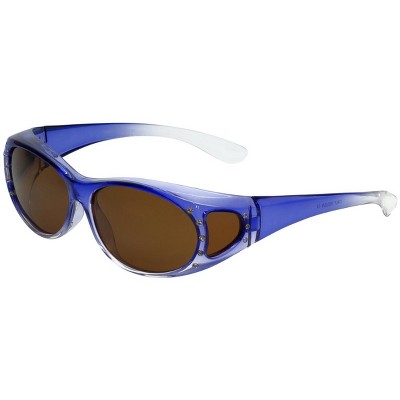 Calabria 2866 POLARIZED Ladies Medium Fitover Sunglasses in Violet Fade/brown - Frame(Width:140mm/Height:38mm)