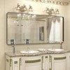 Apmir 22 in. W x 65 in. H Rectangular Aluminum Alloy Framed and Tempered Glass Wall Mirror in Matte Black - 2 of 4
