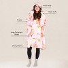 Tirrinia Women Printed Oversized Fleece Wearable Blanket Hoodie Sweatshirt Soft Cozy Gift Wife Woman - 2 of 4
