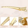 Unique Bargains Metal Non-Slip Durk Bill Hair Clip 3.54"x0.59" 6 Pcs - 3 of 4