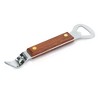Twine Country Home Wood Handled Church Key Bottle Opener - Manual Handheld Beer Bottle Opener, Can Punch Opener - Bar Tools, Silver - 4 of 4