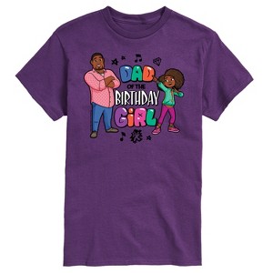 Men's - Karma's World - Dad of the Birthday Girl Short Sleeve Graphic T-Shirt - 1 of 3