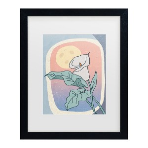 Trademark Fine Art - Aylin Demir  Lily of the Night Matted Framed Art - 1 of 4