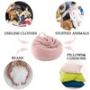 Itopfox Stuffed Animal Storage Bean Bag Chair Cover for Kids & Adults - Soft Corduroy, No Filler, Pets Bed, Plush Toy Organizer, Memory Foam Holder - 4 of 4
