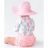 RuffleButts Girls UPF50+ Sun Protected Swim Hat - 2 of 2