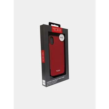 TUMI Coated Canvas Co-Mold Case for Apple iPhone X/Xs - Red