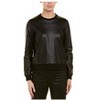 Elevenparis Womens Faux Leather Sweatshirt - 4 of 4