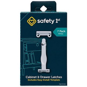 Safety 1st White Plastic Drawer Latches 7 pk - 1 of 1
