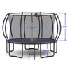 Jump Into Fun 12FT Trampoline Pumpkin With Basketball Board,Hoop, Ball, Inflatable, Ladder,Highly Galvanized Frame For Durability, Rust Resistance - 2 of 4