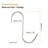 Unique Bargains 304 Stainless Steel S-shaped Meat Hooks - 2 of 4