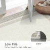 Washable Runner Rug Modern Bordered Soft Non-Slip Rugs for Bedroom Low-Pile Stain Resistance Indoor Carpet Non Shedding Rug - 3 of 4
