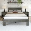 Plank+Beam Farmhouse Queen Bed with Plank Headboard, Solid Wood Platform Bed - 4 of 4