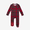 Toddler Red Tartan Plaid Convertible One Piece - Posh Peanut - 2 of 4