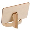 Unique Bargains Mini Wooden Chalkboard with Stand Black - 4 of 4