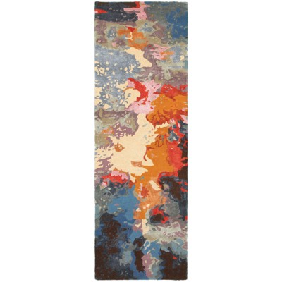 Oriental Weavers Galaxy 21908 Multi/ Pink Indoor Area Rug - 2'6" x 8'