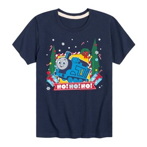 Boys' - Thomas & Friends - Holiday Ho Ho Ho Short Sleeve Graphic T-Shirt - 1 of 4