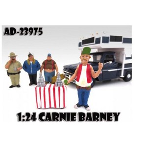 "Carnie Barney Trailer Park" Figure For 1:24 Scale Diecast Model Cars by American Diorama - 1 of 3