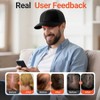 Red Light Therapy Cap for Hair Growth - 5 Modes Laser Hair Cap - No Drugs Non-Invasive Light Therapy Hat for Hair Regrowth at Home & Travel - BLACK - 2 of 4