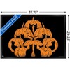 Trends International Episodic Drawing - Pumpkin Cat Framed Wall Poster Prints - 3 of 4