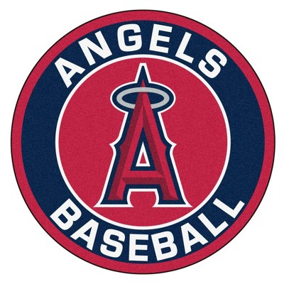 MLB Los Angeles Angels 27"x27" Roundel Rug
