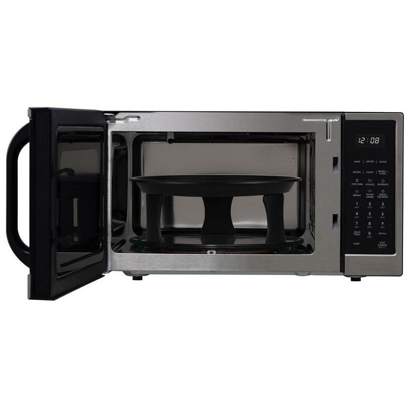 Impecca 1.3 Cu Ft  Mutlifunction Oven. Convection, Microwave, Airfry, Roast - Stainless Steel, 4 of 5