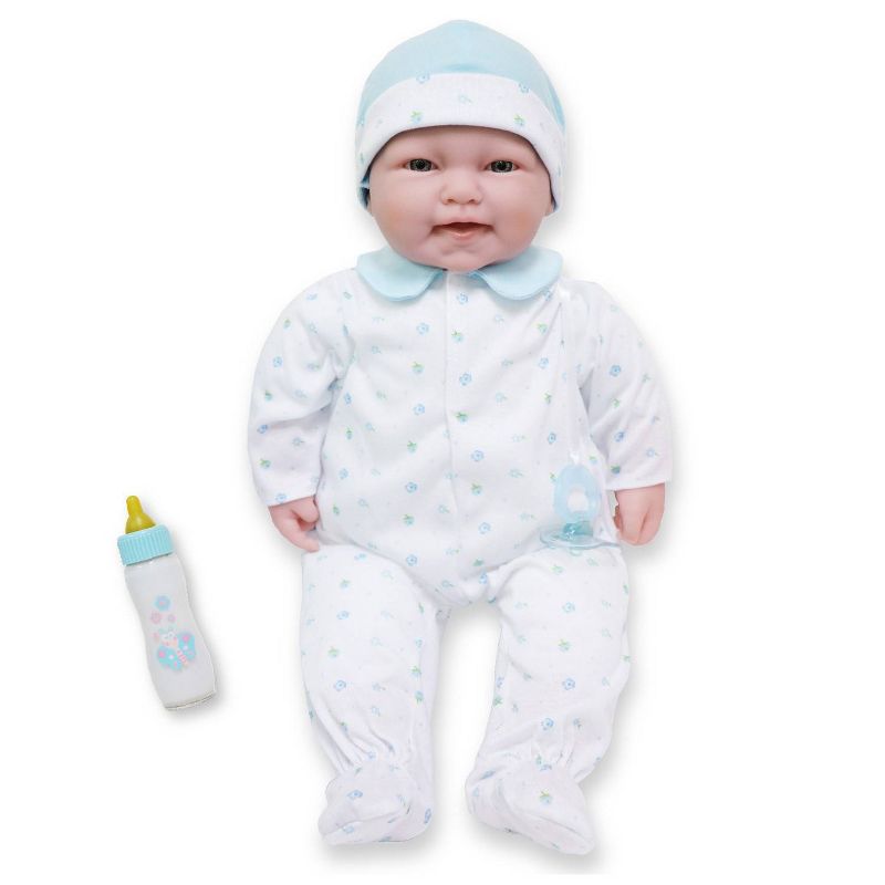 JC Toys La Baby 20&#34; Baby Doll - Blue Outfit with Pacifier, 1 of 10