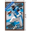 Trends International NFL Carolina Panthers - Derrick Brown 24 Framed Wall Poster Prints - 3 of 4