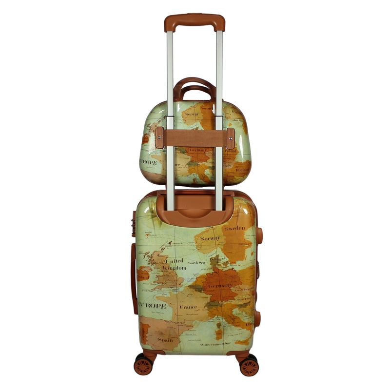 World Traveler Europe 3-Piece Expandable Spinner Luggage Set with TSA Lock, 2 of 10