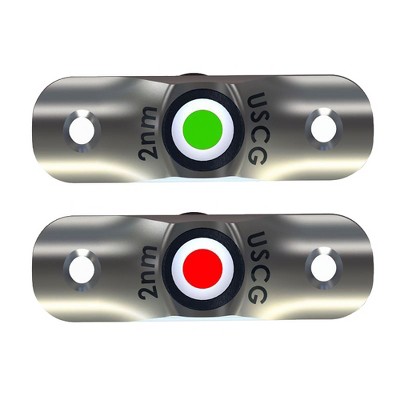 Taco Marine Rub Rail Mounted LED Navigation Light Set - 2-1/2" - F386800D - Boat Equipment and Parts