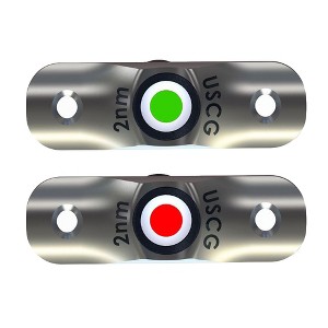 Taco Marine Rub Rail Mounted LED Navigation Light Set - 2-1/2" - F386800D - Boat Equipment and Parts - 1 of 1