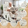 Oversized Power Lift Recliner Chair with Remote and Footrest,Wide Electric Sofa for Elderly with Side Pocket-Baofuwish - 2 of 4