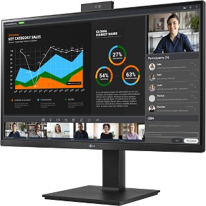 Manufacturer Refurbished LG 27BQ75QC-B QHD 2560 x 1440 at 75 Hz 27" 1440p HDR Monitor, Black - 1 of 1