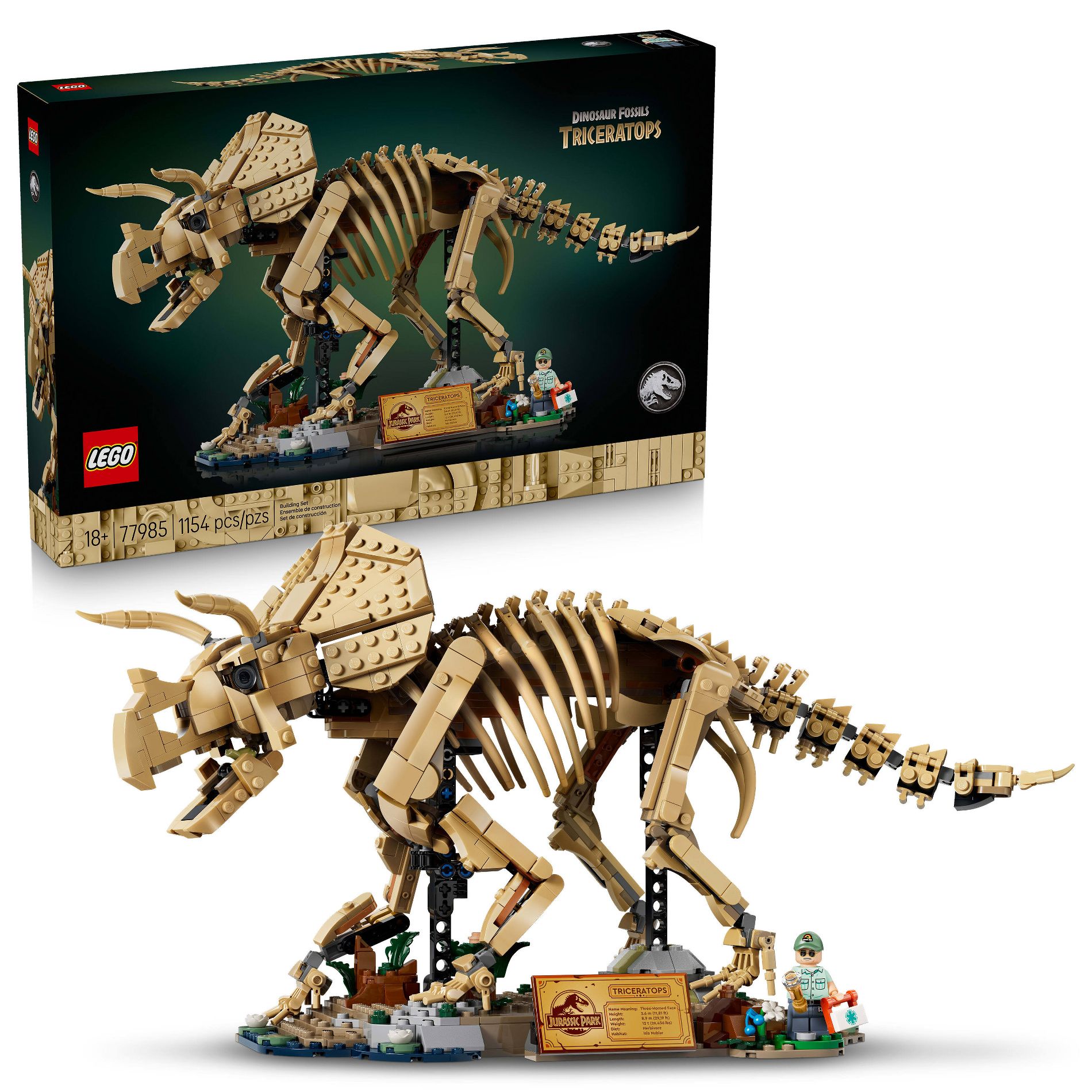 LEGO Jurassic World Dinosaur Fossils: Triceratops 77985