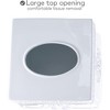 Creative Scents Vintage White Square Tissue Holder - 4 of 4