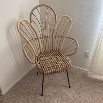 Fan back wicker chair new arrivals