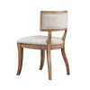Starlight Canyon Home,Set of 2 Beige Modern Dining Chairs with Rubberwood and Solid Wood Frame - 4 of 4