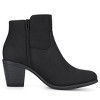 Allegra K Women's Halloween Round Toe Stacked Chunky Heel Zipper Ankle Booties - 3 of 4