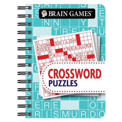 Brain Games - To Go - Crossword Puzzles - by  Publications International Ltd & Brain Games (Spiral Bound)