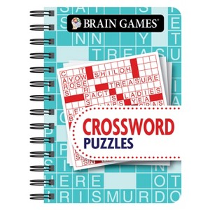 Brain Games - To Go - Crossword Puzzles - by  Publications International Ltd & Brain Games (Spiral Bound) - 1 of 1