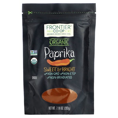 Frontier Co-op Organic Paprika, 7.16 oz (203 g)