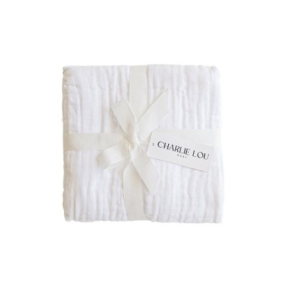 100% Cotton Muslin Blanket/Towel | Charlie Lou Baby
